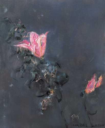 周春芽 1997年作 百合花